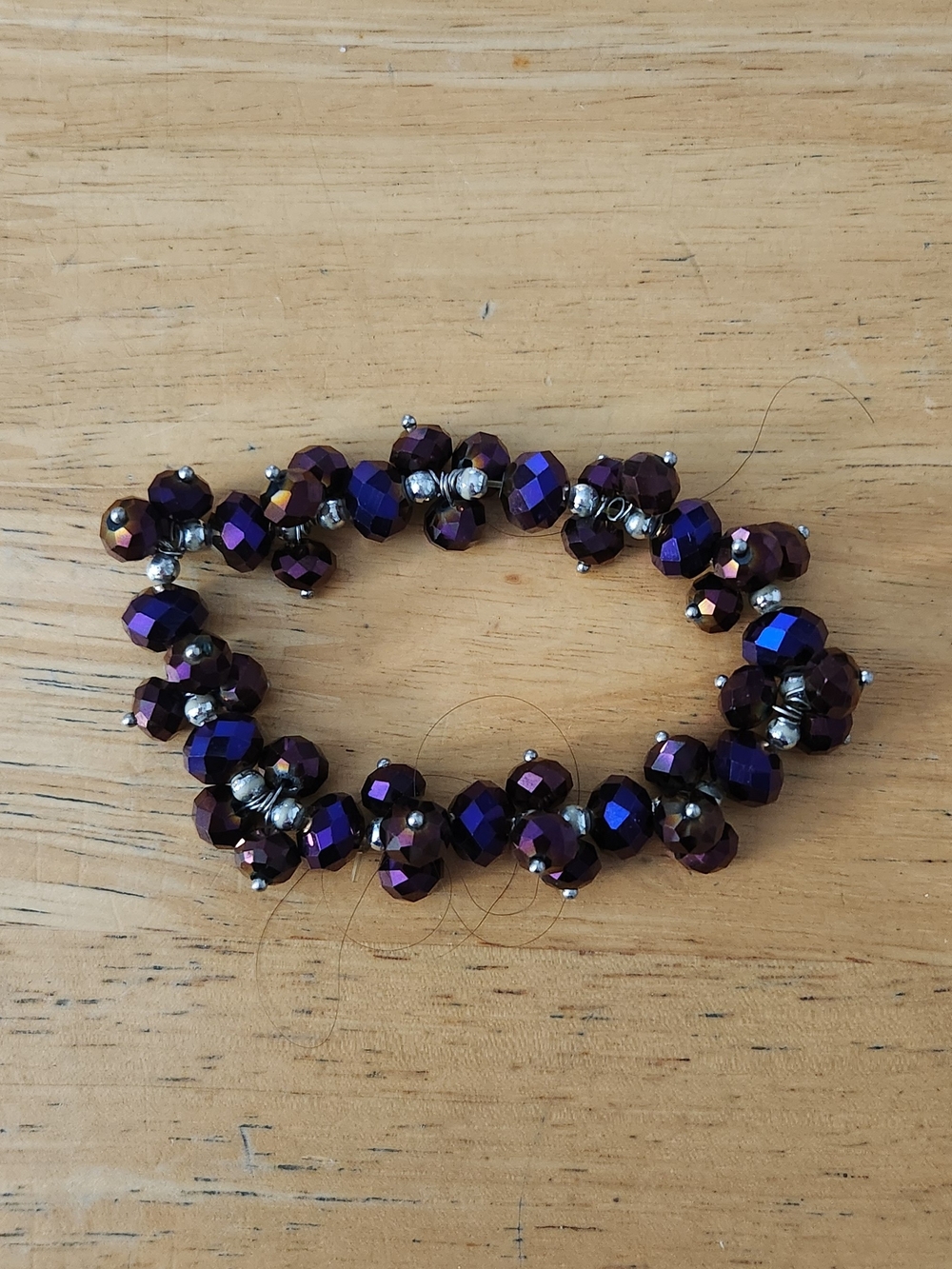 Purple  Stretch Bracelet